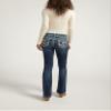 Silver Jeans Co. Women's Suki Mid Rise Curvy Fit Bootcut Jeans, Indigo, 30W x 30L, L9516SJB376 view 3