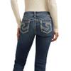 Silver Jeans Co. Women's Suki Mid Rise Curvy Fit Bootcut Jeans, Indigo, 30W x 30L, L9516SJB376 view 4