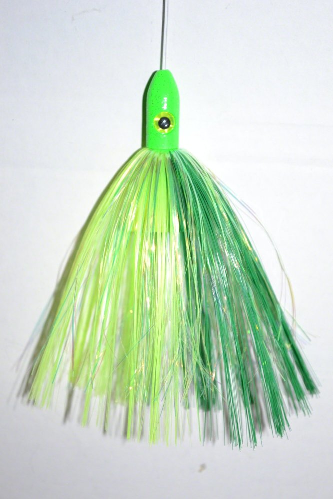 Blue Water Candy Mini Jag Lure, 5/8-Ounce, Green and Chartreuse