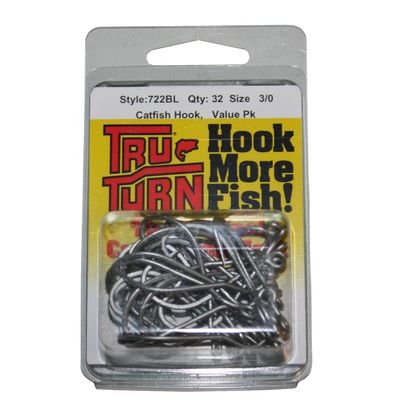 Tru Turn TTI Catfish Hook-32 Per Box, 3/0, Silver