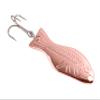 AL's Goldfish Lure Company, G200 Goldfish Freshwater Fishing Spoon Lure with Treble Hook for Trout, Salmon, Bass, Walleye, Northern Pike and Panfish. 1/4 oz. 2", #6 Hook, Copper view 3