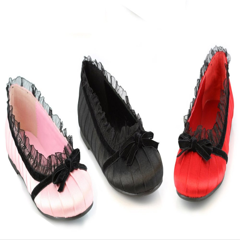 Ellie Shoes 0" Heel Ballet Slipper Children's. L RED