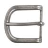 1 5/8" (40 mm) Nickel Free Single Prong Horseshoe Belt Buckle, Antique Silver view 1