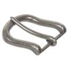 1 5/8" (40 mm) Nickel Free Single Prong Horseshoe Belt Buckle, Antique Silver view 2