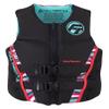 Full Throttle Women's Rapid-Dry Flex-Back Life Jacket - Women's XS - Pink/Black view 1