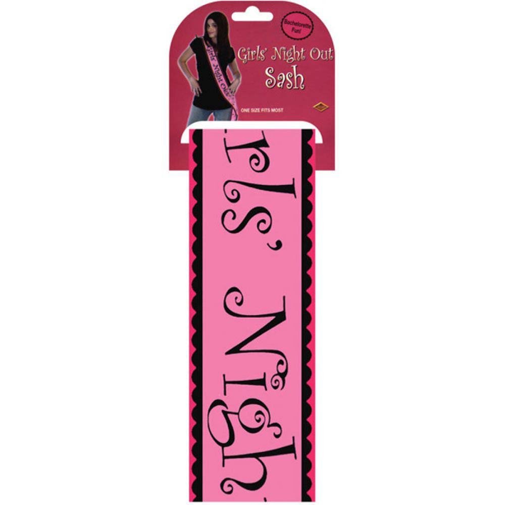 Girls' Night Out Satin Sash