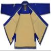 Built In Rash Guard Brazilian Jiu Jitsu BJJ Gi Kimono Jacket Only - White (A3, Blue) view 1