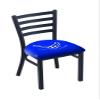 Holland Bar Stool Co. L00418 Black Wrinkle U.S. Air Force Stationary Chair with Ladder Style Back by The view 1
