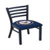Holland Bar Stool Co. L00418 Black Wrinkle U.S. Navy Stationary Chair with Ladder Style Back by The