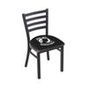 Holland Bar Stool Co. L00418 Black Wrinkle POW/MIA Stationary Chair with Ladder Style Back by The view 1