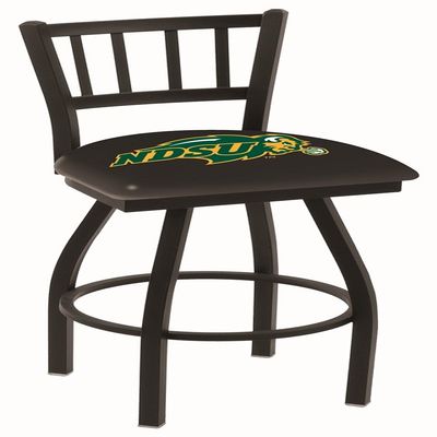 L018 North Dakota State 30" Swivel Bar Stool with Black Wrinkle Finish