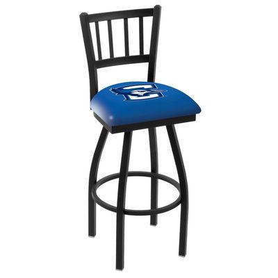 L018 Creighton 30" Swivel Bar Stool with Black Wrinkle Finish