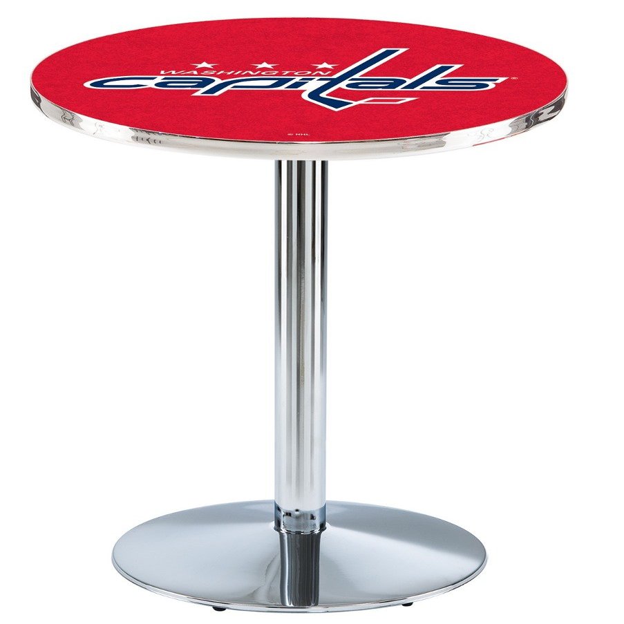 Holland Bar Stool Co. L214-42" Chrome Washington Capitals Pub Table