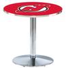 L214 - 42" Chrome New Jersey Devils Pub Table by Holland Bar Stool Co. view 1