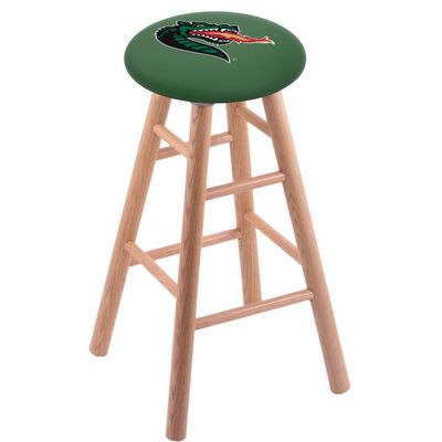 Holland Bar Stool Co. Oak Bar Stool in Natural Finish with UAB Seat by The