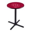 Holland Bar Stool Co. L211-36" Black Wrinkle Oklahoma Pub Table with 36" Dia. top view 1
