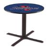 Holland Bar Stool Co. L211-36" Black Wrinkle Tulsa Pub Table with 36" Dia. top view 1