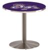 Holland Bar Stool Co. L214-42" Stainless Steel James Madison Pub Table view 1