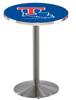 Holland Bar Stool Co. L214-42" Stainless Steel Louisiana Tech Pub Table view 1
