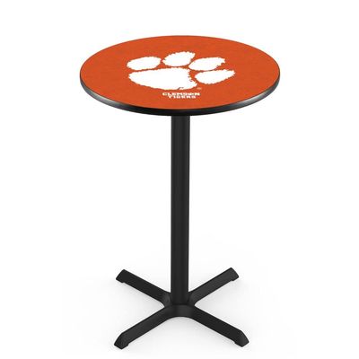 Holland Bar Stool Co. L211-42" Black Wrinkle Clemson Pub Table with 36" Dia. top