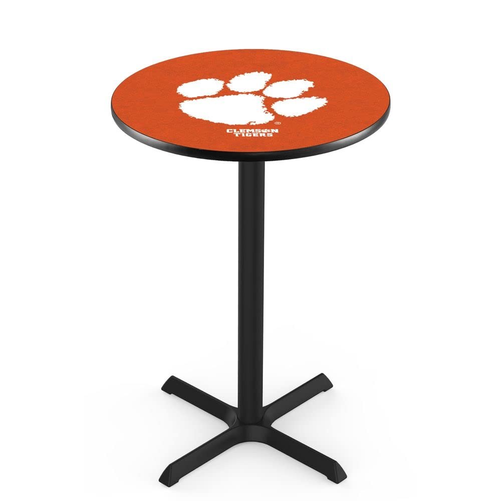 Holland Bar Stool Co. L211-42" Black Wrinkle Clemson Pub Table with 36" Dia. top