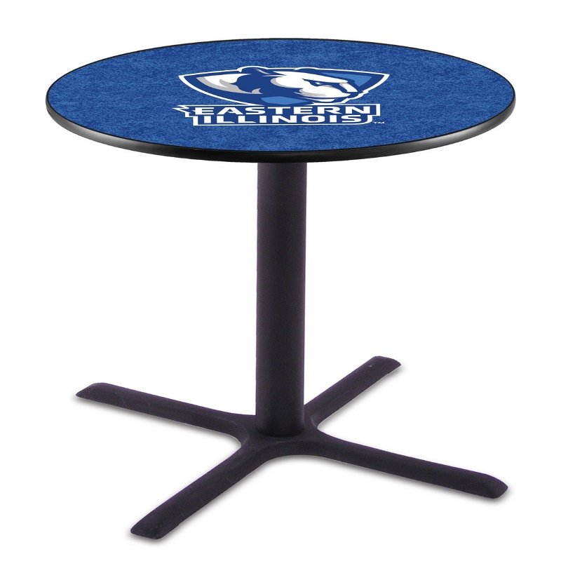 Holland Bar Stool Co. L211-42" Black Wrinkle Eastern Illinois Pub Table