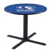 Holland Bar Stool Co. L211-42" Black Wrinkle Eastern Illinois Pub Table view 1