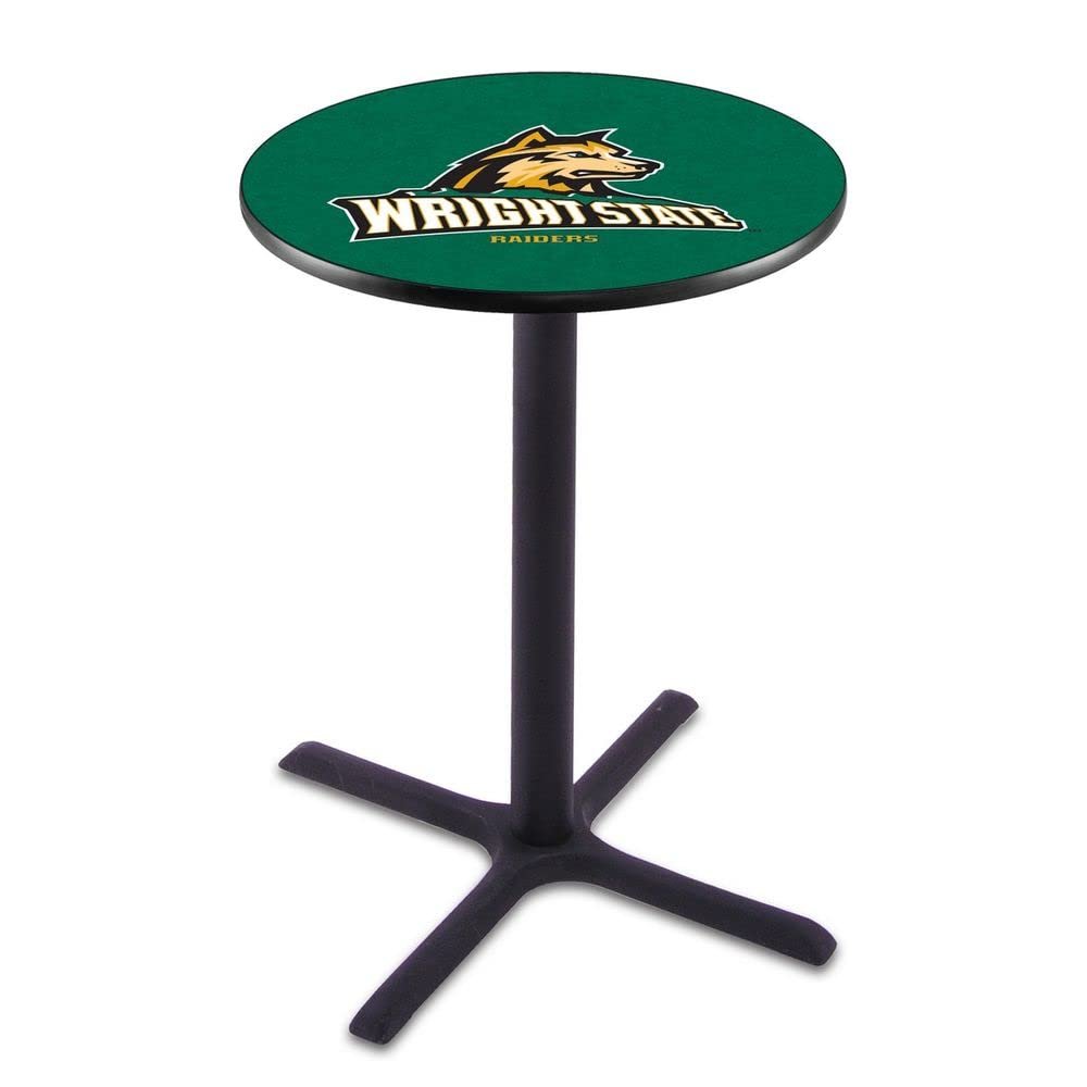 Holland Bar Stool Co. L211-42" Black Wrinkle Wright State Pub Table