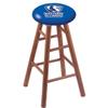 Holland Bar Stool Co. Oak Extra Tall Bar Stool in Medium Finish with Eastern Illinois Seat by The view 1