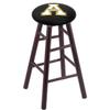 Holland Bar Stool Co. Maple Counter Stool in Dark Cherry Finish with Appalachian State Seat by The view 1