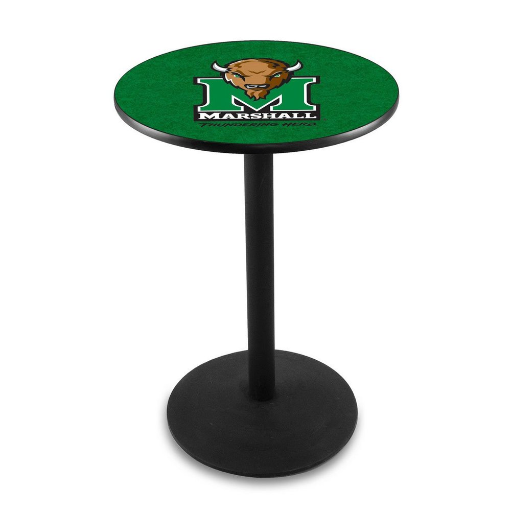 L214 - 42" Black Wrinkle Marshall Pub Table by Holland Bar Stool Co.