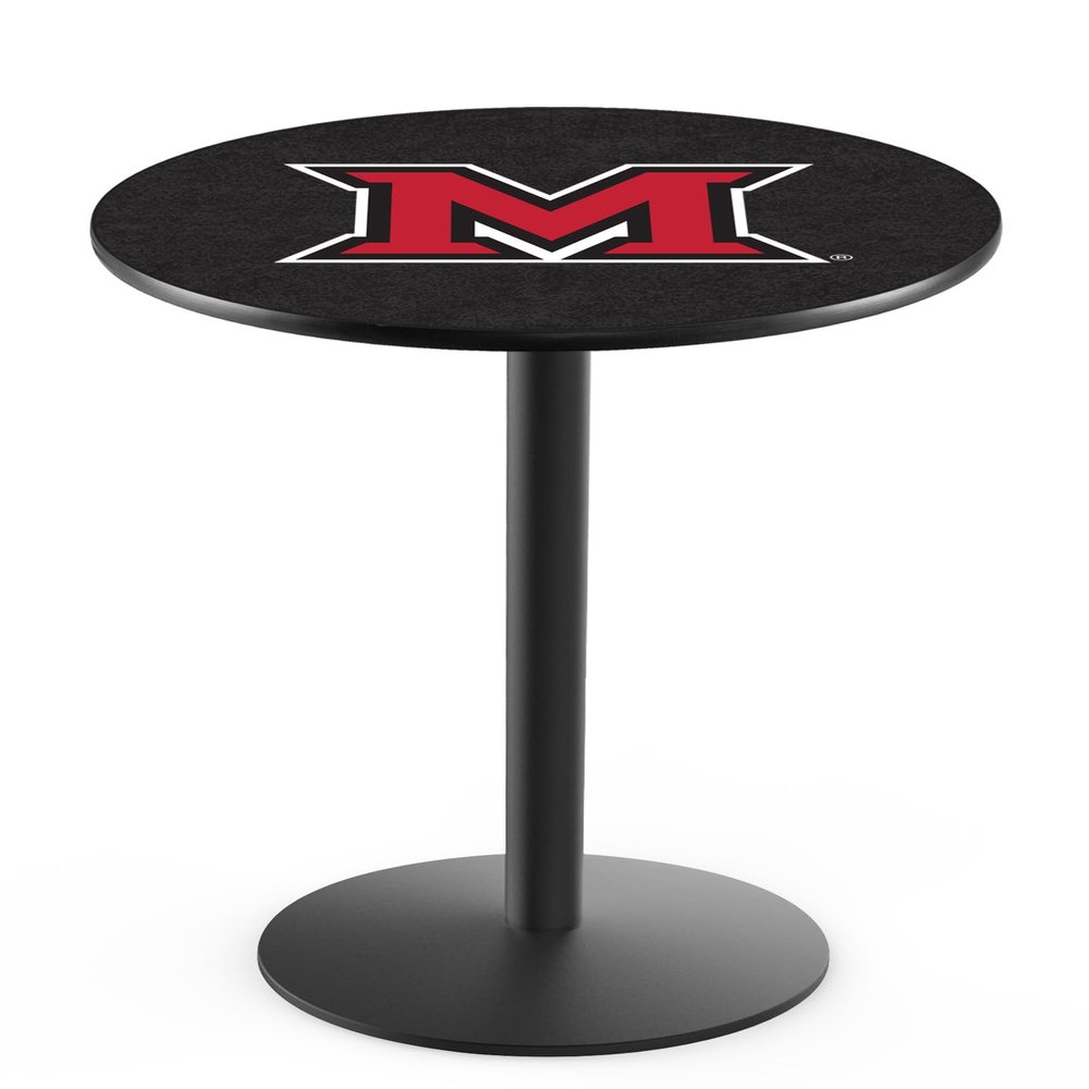 Holland Bar Stool Co. L214-42" Black Wrinkle Miami (OH) Pub Table