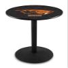 Holland Bar Stool Co. L214-42" Black Wrinkle Oregon State Pub Table view 1