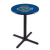 Holland Bar Stool Co. L211-36" Black Wrinkle Florida Pub Table with 36" Dia. top view 1