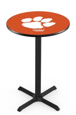 Holland Bar Stool Co. L211-36" Black Wrinkle Clemson Pub Table with 36" Dia. top