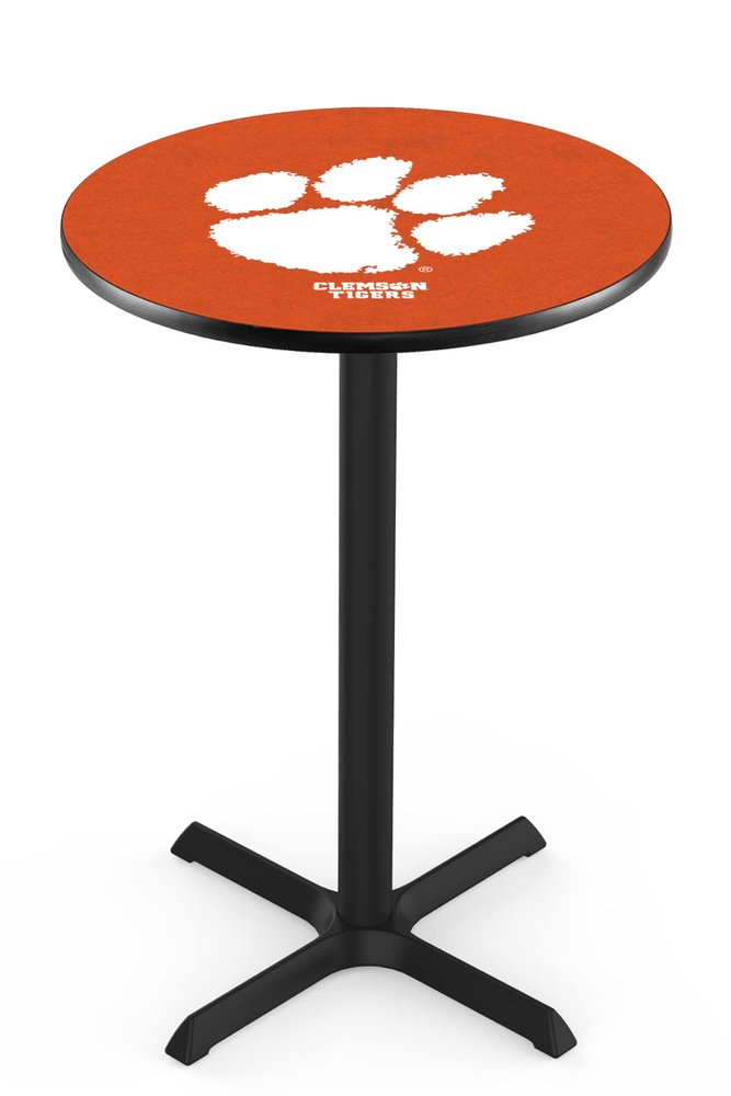 Holland Bar Stool Co. L211-36" Black Wrinkle Clemson Pub Table with 36" Dia. top