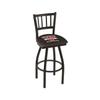 L018 Valdosta State 30" Swivel Bar Stool with Black Wrinkle Finish view 1
