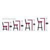 L018 Valdosta State 30" Swivel Bar Stool with Black Wrinkle Finish view 2