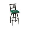L018 Hawaii 30" Swivel Bar Stool with Black Wrinkle Finish view 1