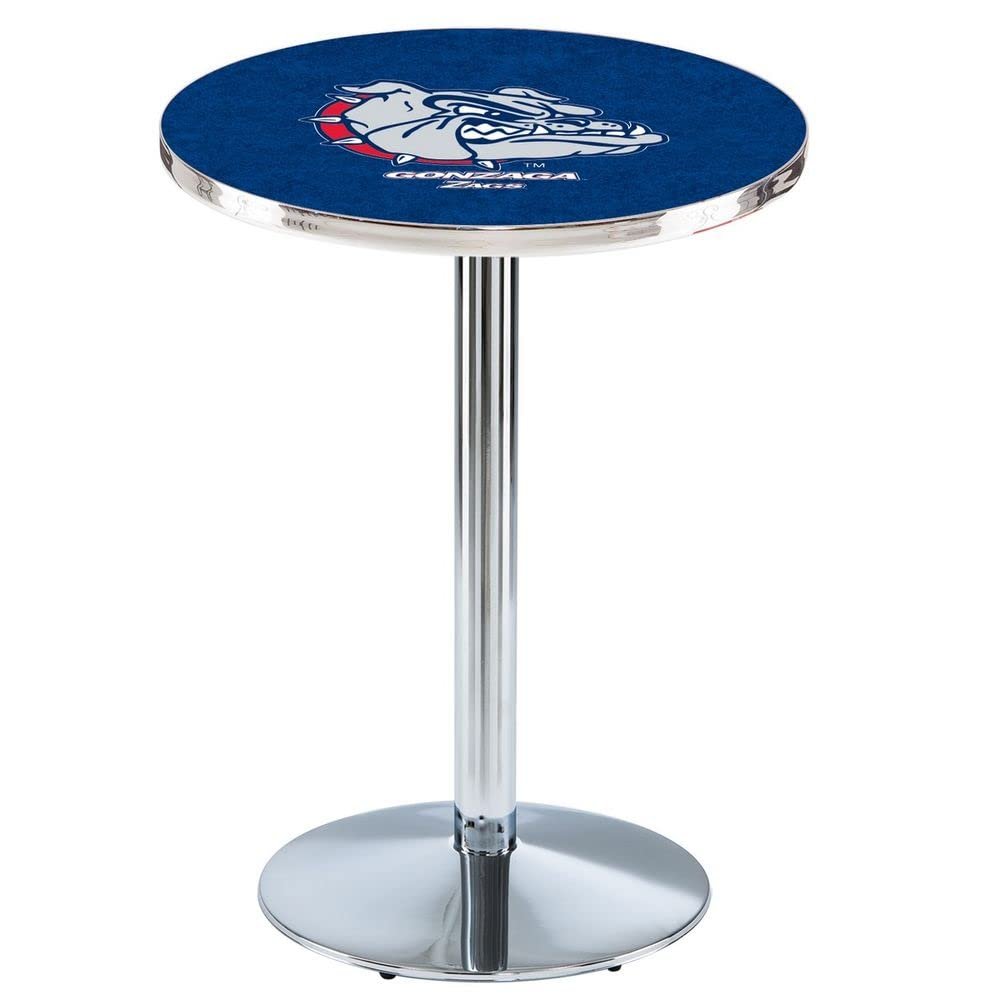 Holland Bar Stool Co. L214-42" Chrome Gonzaga Pub Table
