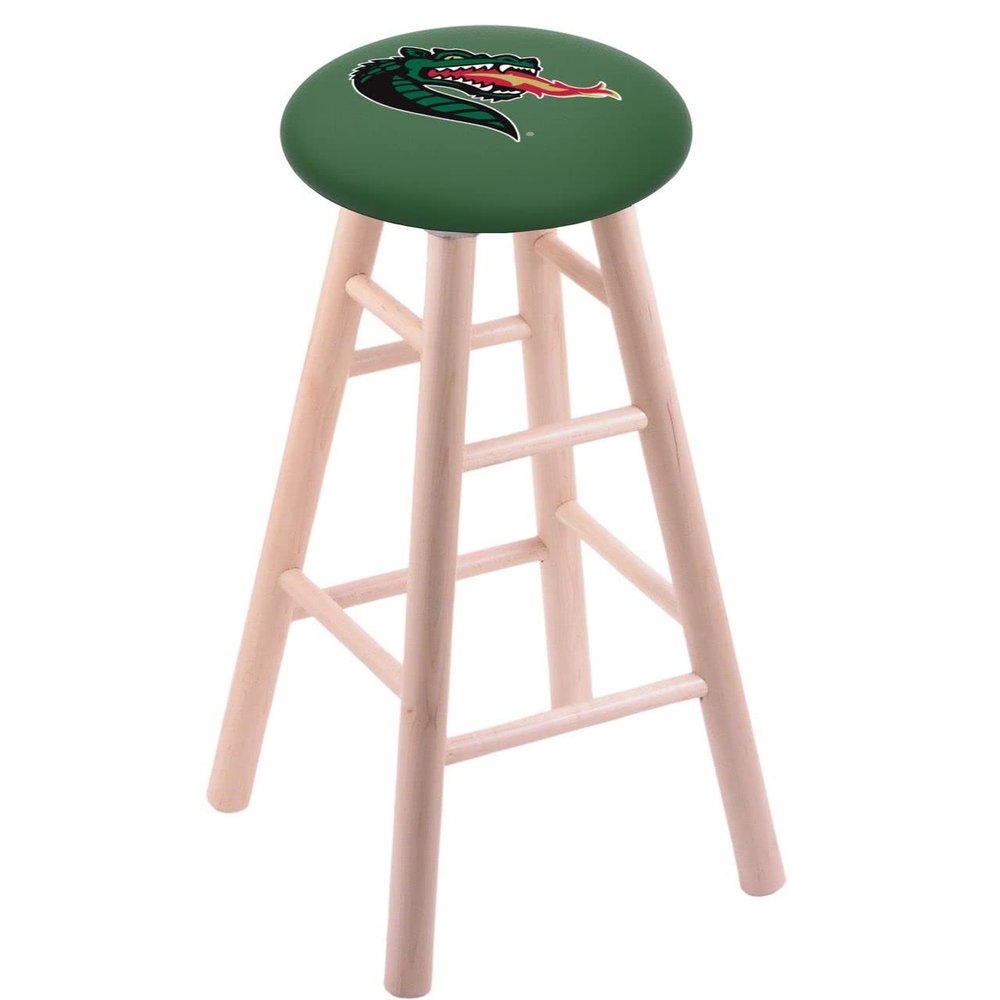 Holland Bar Stool Co. Maple Counter Stool in Natural Finish with UAB Seat by The