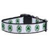 Pet Dog & Cat Nylon Collar or Leash, "Kiss Me I'm Irish" MD Narrow Collar view 1