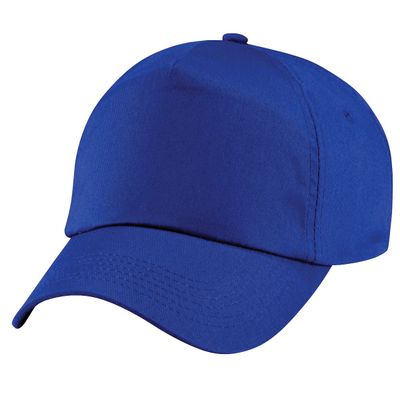 Beechfield Unisex Plain Original 5 Panel Baseball Cap (One Size) (Royal)