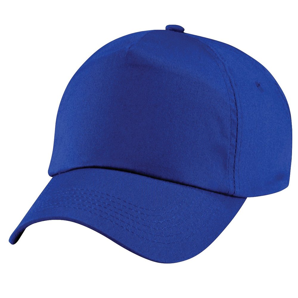 Beechfield Unisex Plain Original 5 Panel Baseball Cap (One Size) (Royal)