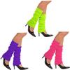 Forum Novelties Women's Neon Leg Warmers, Green, One Size view 3