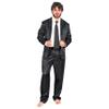 TV Store Adult Unisex Barney Legendary Pajama Suit Silk Pajamas Halloween Cosplay Costume Black view 4
