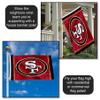 San Francisco 49ers SF Large 3x5 Flag view 3