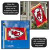 Kansas City Chiefs KC Large 3x5 Flag view 3