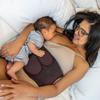 Belly Bandit BFF Postpartum Belly Wrap - Adjustable Abdominal Wrap for Post Pregnancy Recovery - Corset-Inspired Design for Waist, Core, & Back Support for C-Section or Natural Birth - Medium, Brown view 4