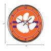 WinCraft NCAA Clemson Tigers Chrome Clock, 12" x 12" view 2